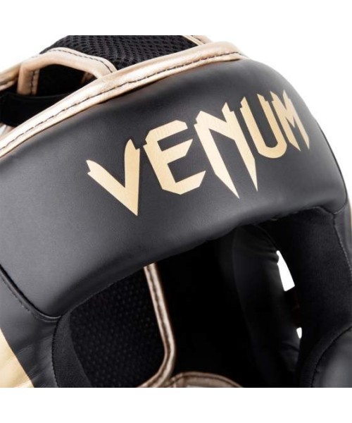 Headgear Venum Elite - Black/Gold