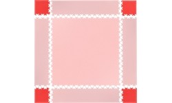 Corner Pieces for Puzzle Mat inSPORTline Simple Red – 4 Pcs.
