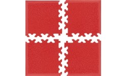 Corner Pieces for Puzzle Mat inSPORTline Simple Red – 4 Pcs.