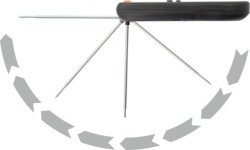 Digital folding barbecue thermometer Cattara