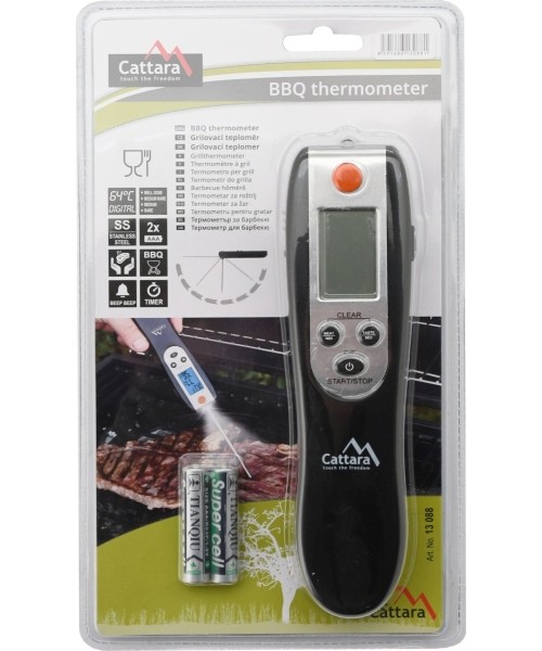 Digital folding barbecue thermometer Cattara