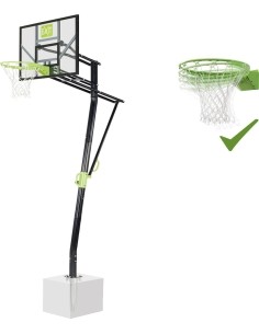 EXIT Galaxy Inground Basket (with Dunkring) In-ground Rectangular Polycarbonate (PC)