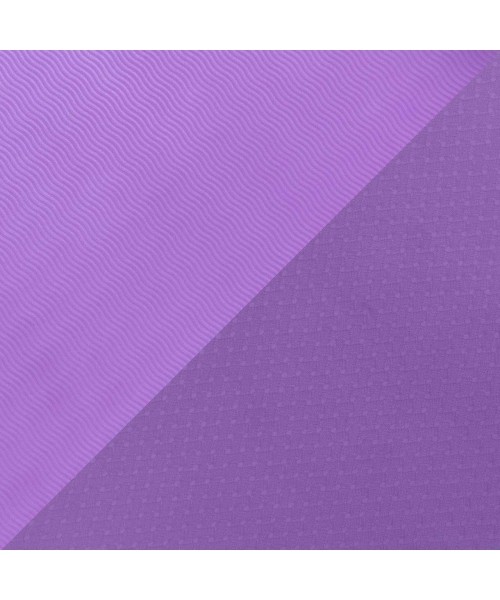 Yoga Mat Yate TPE, dark purple, 195x61x0.6cm