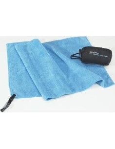 Microfiber Terry Towel Cocoon, Blue, Size M