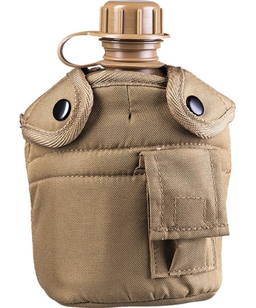 Matkapudelid ja tassid MIL-TEC: COYO.US PLASTIC CANTEEN W.CUP AND COVER