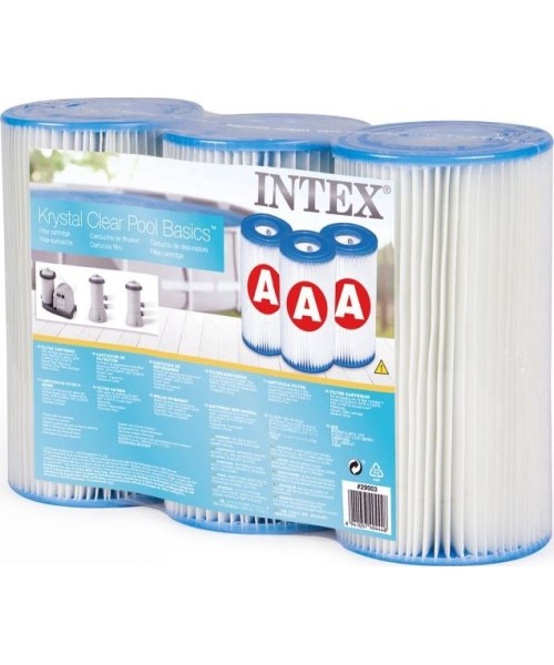 Towables Jobe Intex: Filtr filtry typ A - do pompy basenu intex 29000 - 3 sztuki