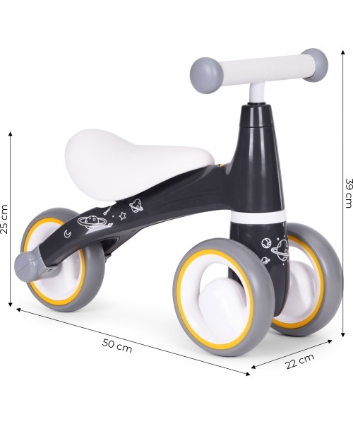 Laste kolmerattaline EVA ratastega „Cosmic" ECOTOYS
