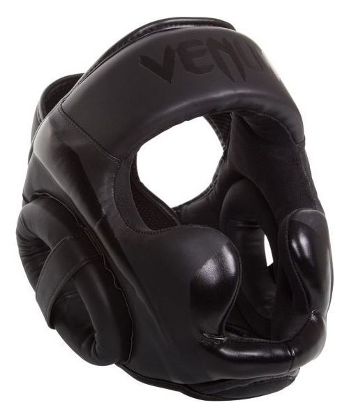 Boksikindad Venum: Bokso šalmas Venum Elite - Black