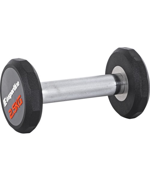 Metallist hantlid inSPORTline: Hantelis inSPORTline Profi CPU 2.5 kg