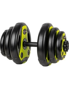 inSPORTline hantlid 3-18 kg must-roheline