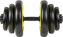 inSPORTline hantlid 3-18 kg must-roheline
