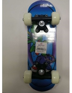 Skateboard Spartan Mini Board Alien On Blue