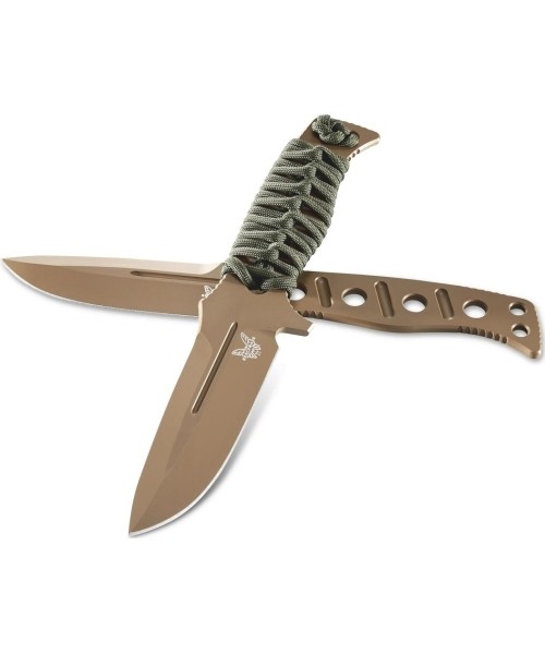 Jahi- ja ellujäämisnoad Benchmade: Peilis Benchmade 375FE-1 FIXED ADAMAS Flat Earth
