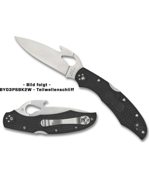 Jahi- ja ellujäämisnoad Spyderco, Inc.: Sulankstomas peilis Spyderco BY03PSBK2W Cara Cara 2, Emerson atlenkimas