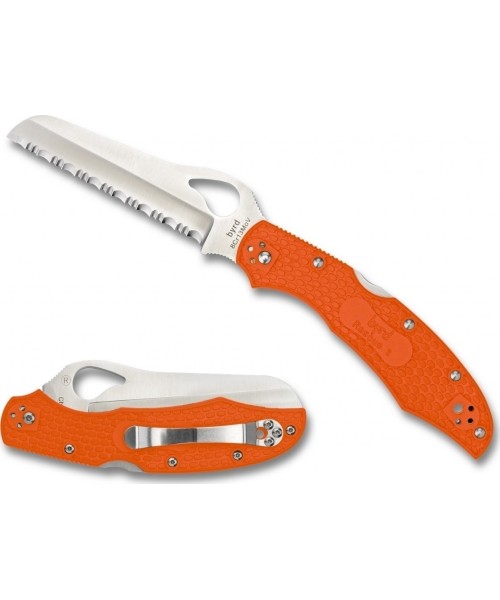 Hunting and Survival Knives Spyderco, Inc.: Sulankstomas peilis Spyderco BY17SOR2 Cara Cara 2 Rescue, oranžinis