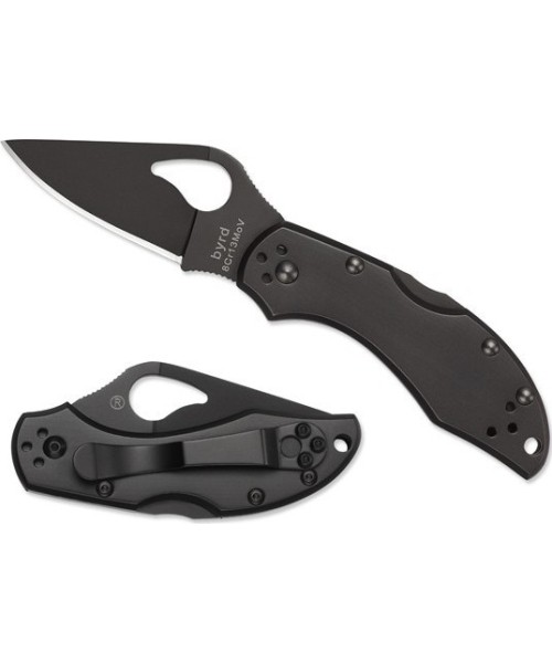Hunting and Survival Knives Spyderco, Inc.: Sulankstomas peilis Spyderco BY10BKP2 Robin 2, juodas
