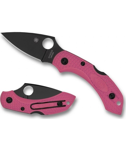 Jahi- ja ellujäämisnoad Spyderco, Inc.: Sulankstomas peilis Spyderco C28FPPNS30VBK2 Dragonfly 2, rožinis