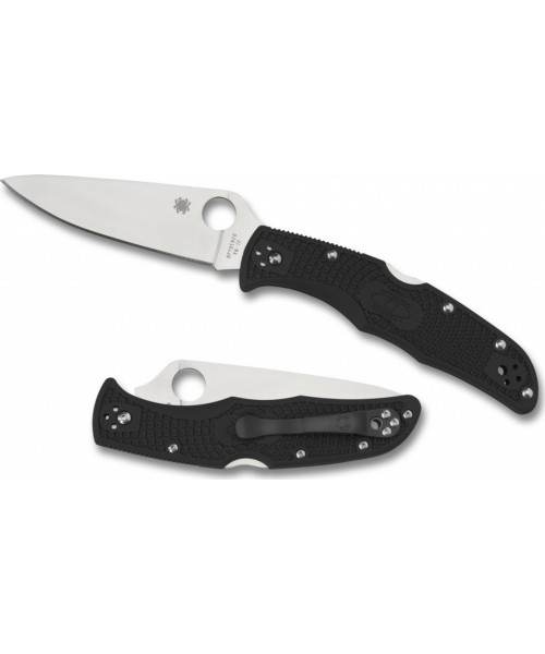 Jahi- ja ellujäämisnoad Spyderco, Inc.: Sulankstomas peilis Spyderco C10FPBK Endura 4, plokščiai šlifuotas, juodas