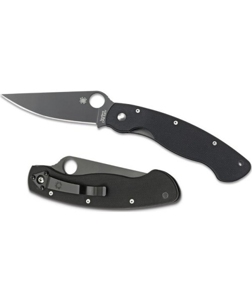 Jahi- ja ellujäämisnoad Spyderco, Inc.: Sulankstomas peilis Spyderco C36GPBK Military