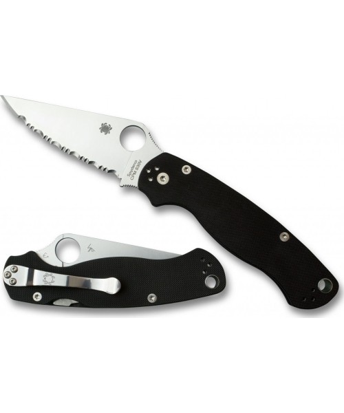 Jahi- ja ellujäämisnoad Spyderco, Inc.: Sulankstomas peilis Spyderco C81GS2 Para Military 2