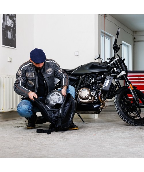 Hard Shell Motorcycle Backpack W-TEC Shellter