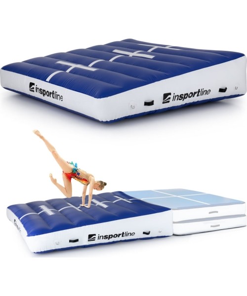 Madratsid inSPORTline: Pripučiamas mankštos čiužinys inSPORTline Airincline 200 x 200 x 40 cm