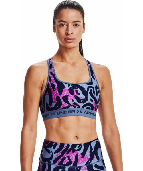 Naiste aluspesu Under Armour: Sportinė liemenėlė Under Armour Crossback Mid Print