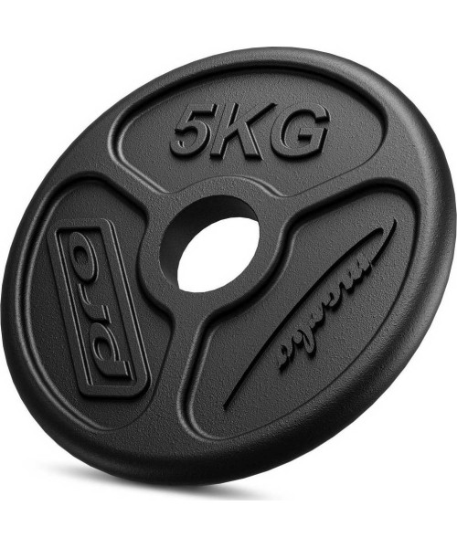 Olympic Cast Iron Weights Set Marbo, 30kg / 2x5kg + 6x2.5kg + 4x1.25kg