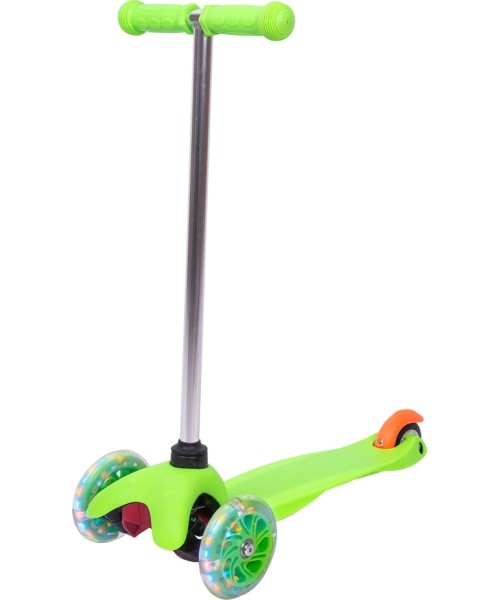 Children's Scooters Worker: Vaikiškas triratis paspirtukas su šviečiančiais ratukais Worker Lucerino (iki 20kg)