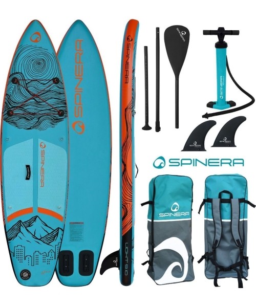 Aerosurf (SUP) Spinera: Täispuhutav aerulaud Spinera Light 9.10, 300x77.5x15cm