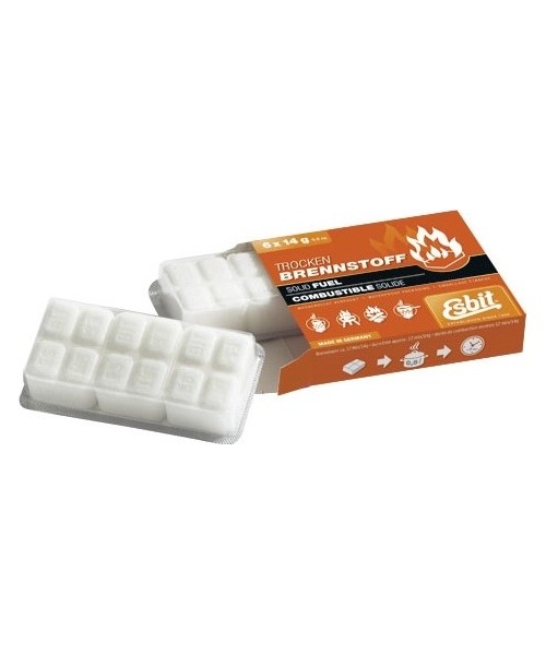 Survival Tools and Kits Esbit: Kietasis kuras Esbit, 6x14g