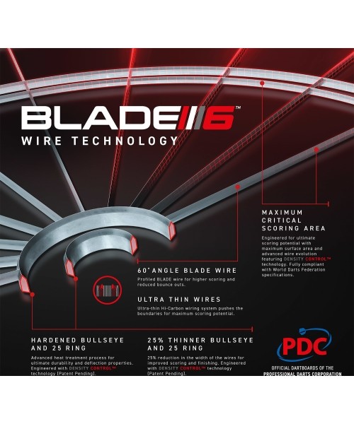 Märklaud Winmau Blade 6 Triple Core