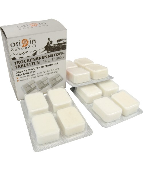 Cookers and Accessories Origin Outdoors: Origin Outdoors Solid Fuel Tablets