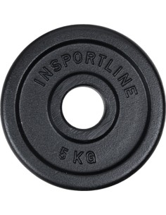 Cast Iron Olympic Weight Plate inSPORTline Castblack OL, 5kg