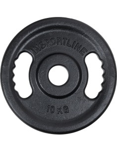 Cast Iron Olympic Weight Plate inSPORTline Castblack OL, 10kg
