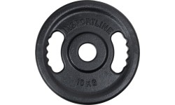 Cast Iron Olympic Weight Plate inSPORTline Castblack OL, 10kg