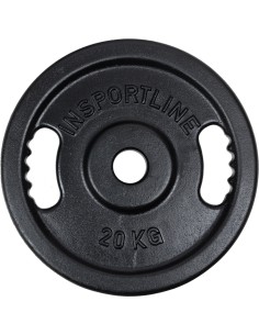 Malmist olümpiaketas inSPORTline Castblack OL, 20 kg