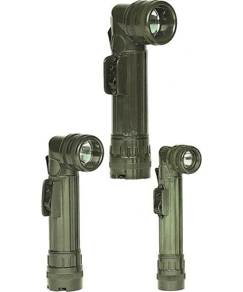 Flashlights MIL-TEC: US OD LARGE (2D) ANGLEHEAD FLASHLIGHT
