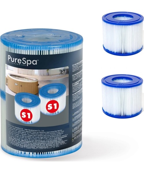 Towables Jobe Intex: S1 filtrų rinkinys 2vnt Pure SPA rinkinys INTEX 29001