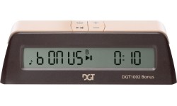 DGT 1002 Digital chess clock bonus timer