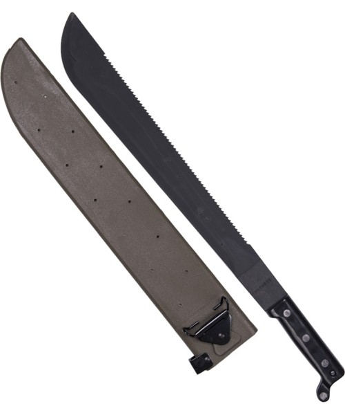 Jahi- ja ellujäämisnoad MIL-TEC: US SAWBACK MACHETE WITH SHEATH
