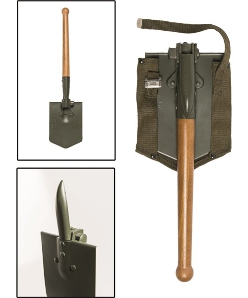 Labidad MIL-TEC: GERMAN FOLDING SHOVEL WITH POUCH