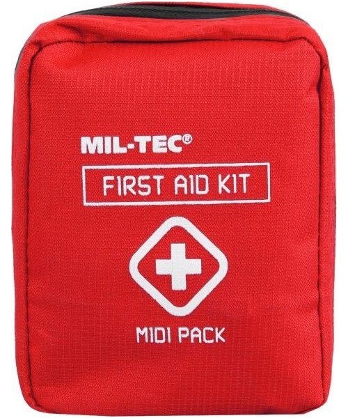 Camping Accessories MIL-TEC: RED FIRST AID MIDI PACK