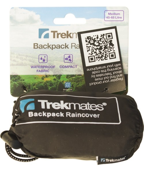 Backpack Rain Cover Trekmates S, 45 l - Black