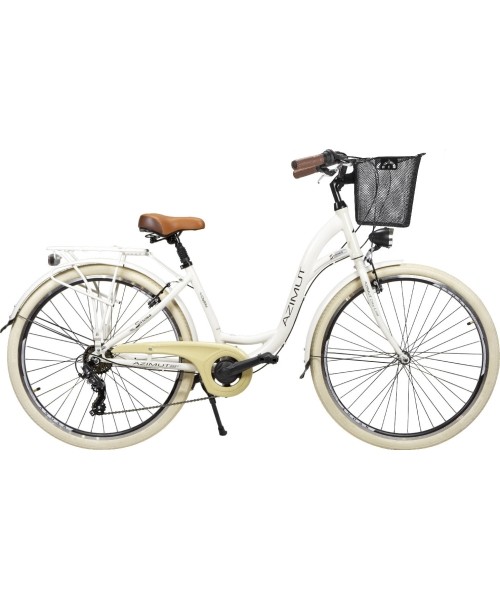 Linnarattad : Dviratis AZIMUT Sarema 28" ALU TX-7 2023 light cream shiny