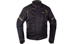 Summer Motorcycle Jacket W-TEC Matrix - Black/Yellow