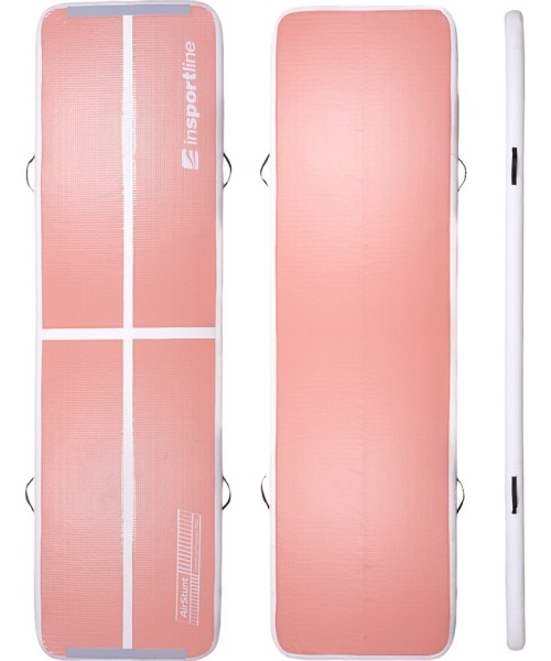 Inflatable Exercise Mat inSPORTline Airstunt 500 x 100 x 10 cm Coral Pink