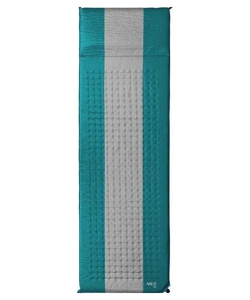 Inflatable Camping Mats Nils Camp: NC4340 TURKIO IR PILKOS SPALVOS SAVAIME PRIPUČIAMAS KILIMĖLIS NILS CAMP