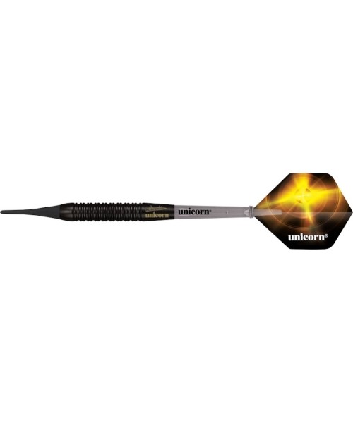 Noolemängu nooled Unicorn: Smiginis Unicorn W.C. Black Brass Gary Anderson Soft - 3 vnt.