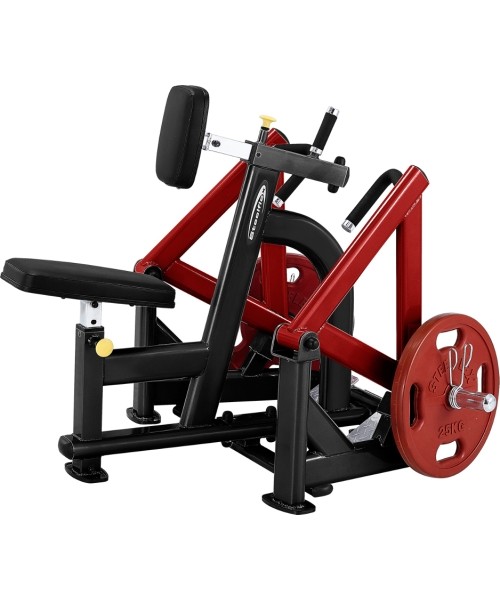 Tagasi Treenerid Steelflex: Sėdimoji traukimo / irklavimo mašina "Steelflex PlateLoad Line PLSR